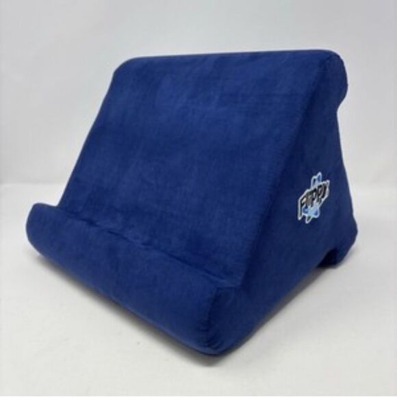 Flippy Pillow Tablet Original Blue iPad EReader Audio Book Stand Plush Lap Easel - Picture 1 of 12